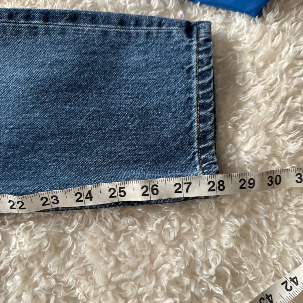 Everlane The Curvy 90's Cheeky Straight Leg Blue Jeans High Rise Size 27 X 28 - Picture 9 of 14